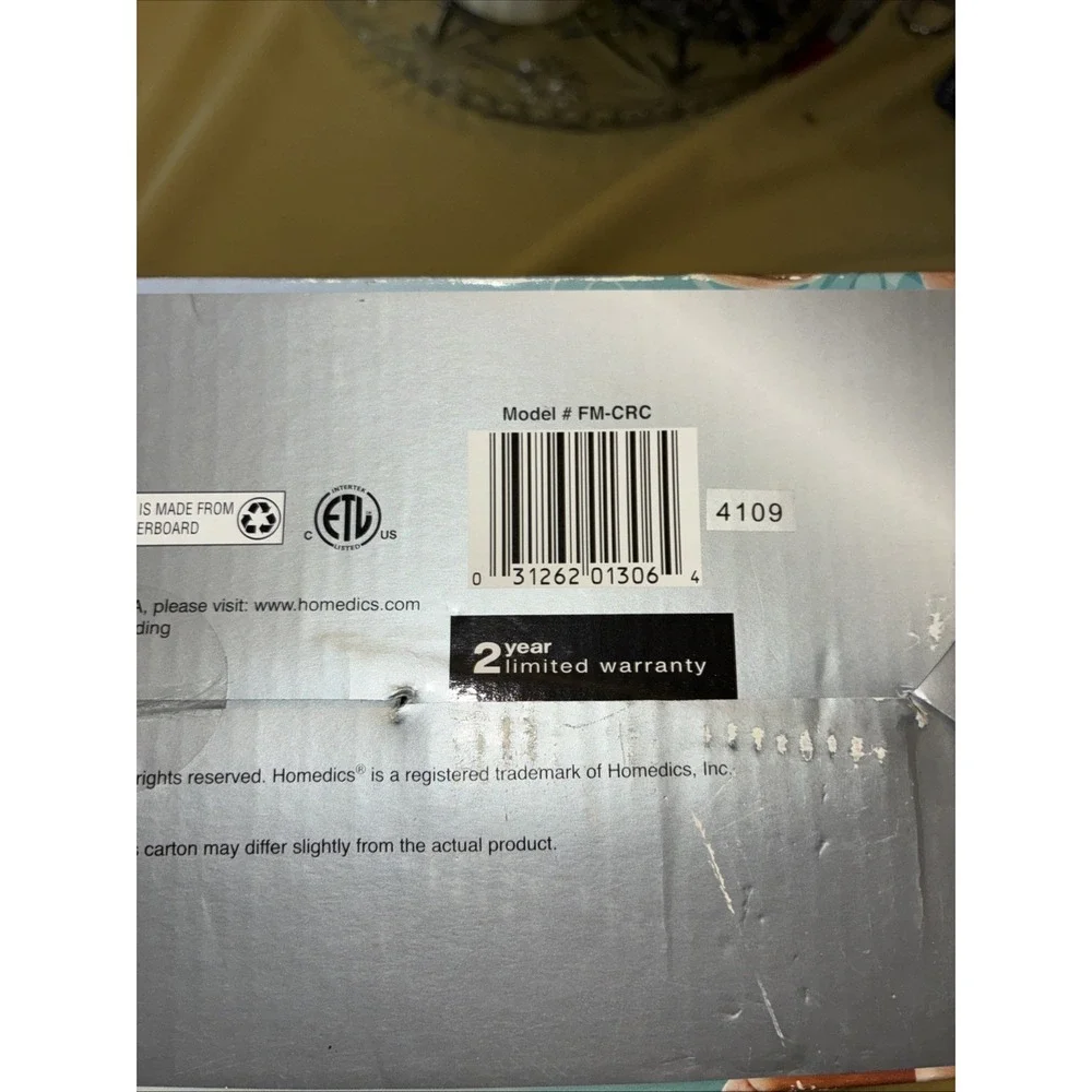 HOMEDICS Foot Pleaser Massage Ultra Infrared Heat Deep Kneading. In box. Tested.